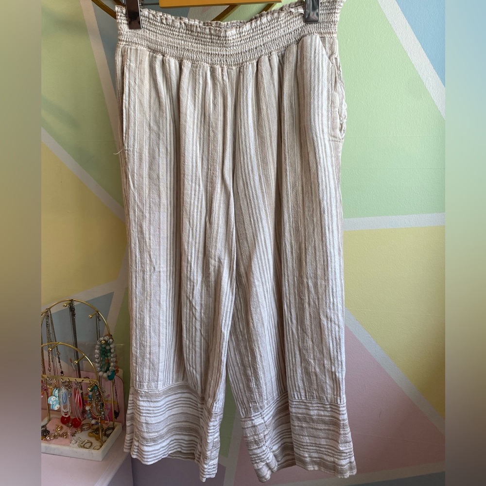 Land ‘n sea Striped Cropped Pants
